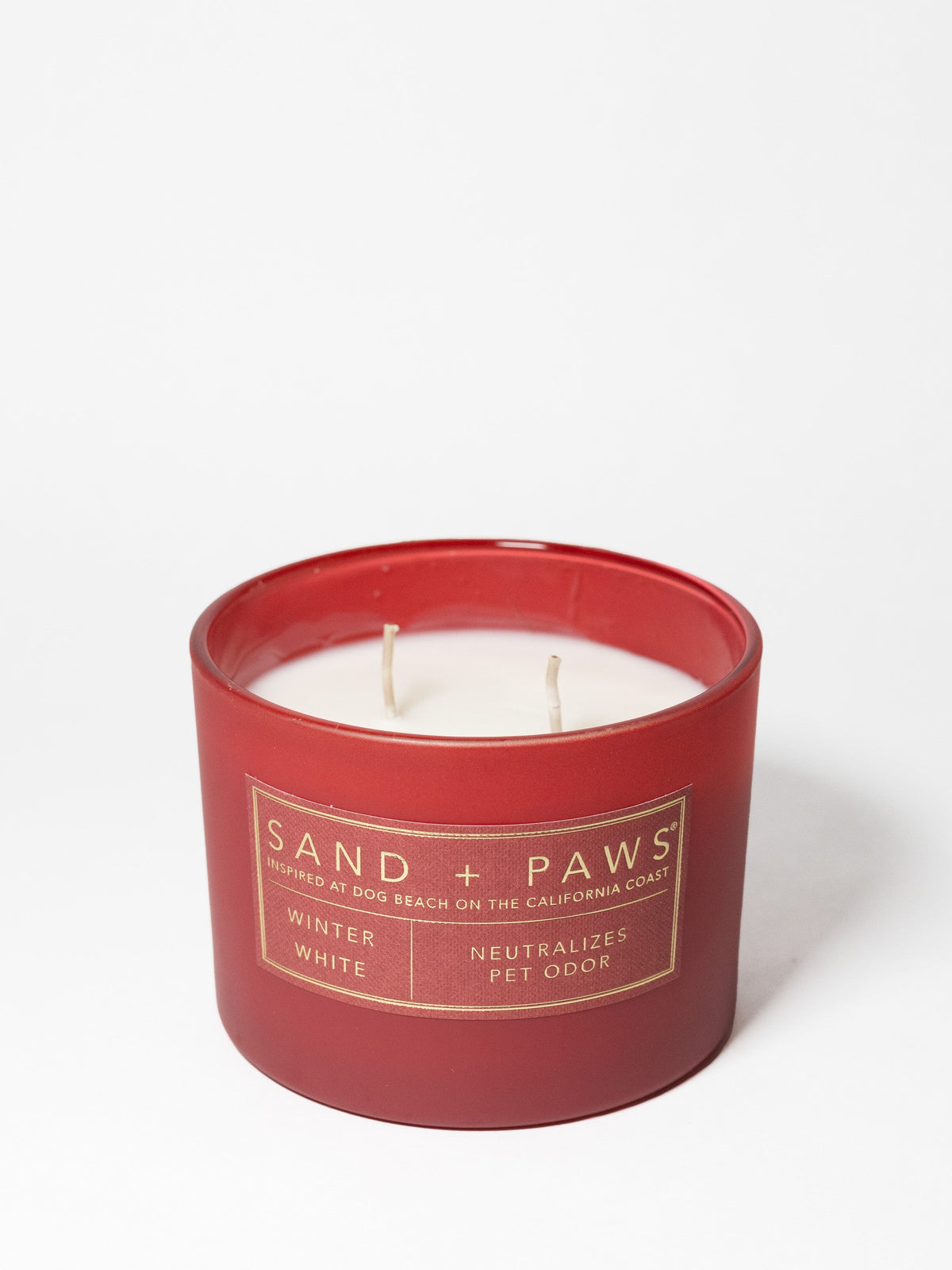 Sand + Paws Winter White Cozy 12 oz scented candle