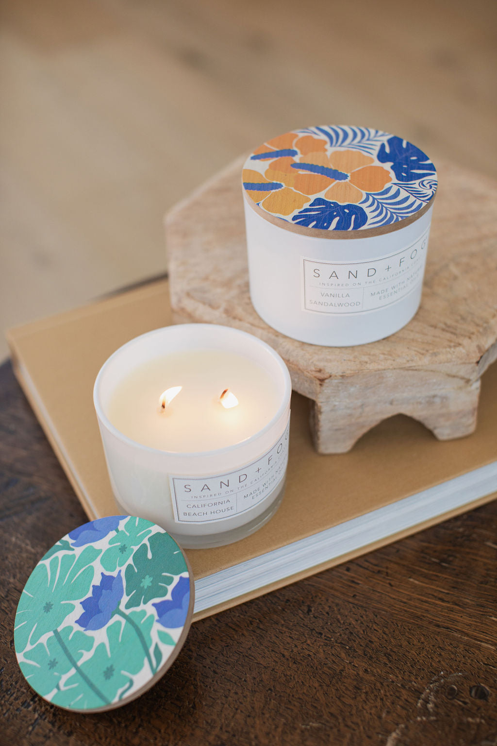 Vanilla Sandalwood Cozy 12 oz scented candle