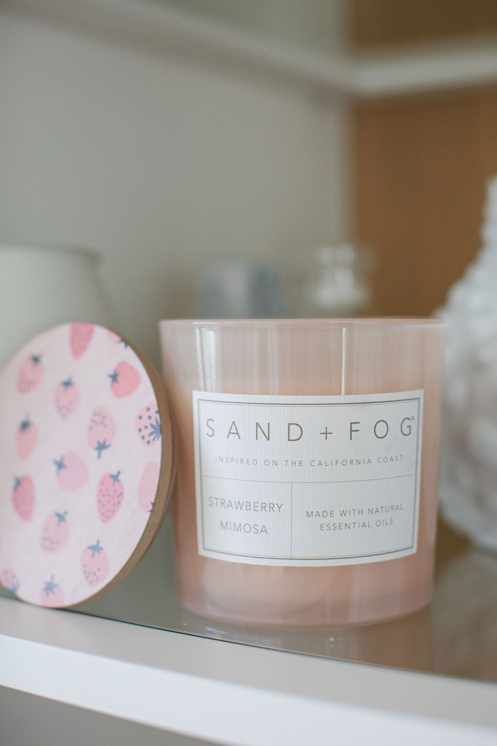 Strawberry Mimosa Cozy 21 oz scented candle