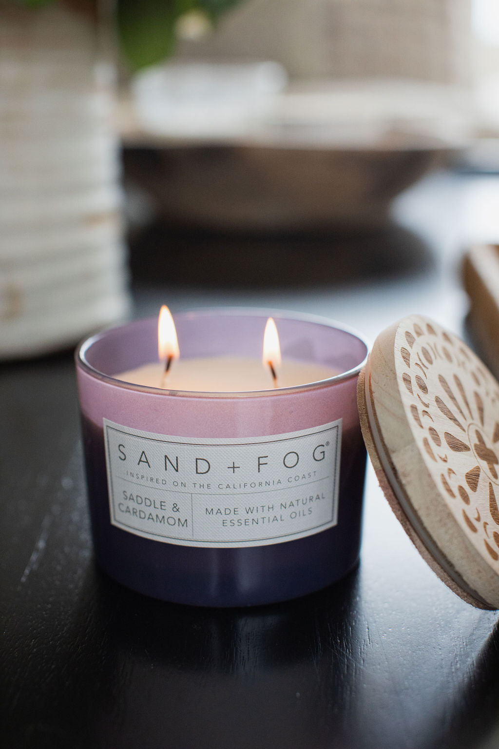 Saddle & Cardamom Cozy 12 oz scented candle
