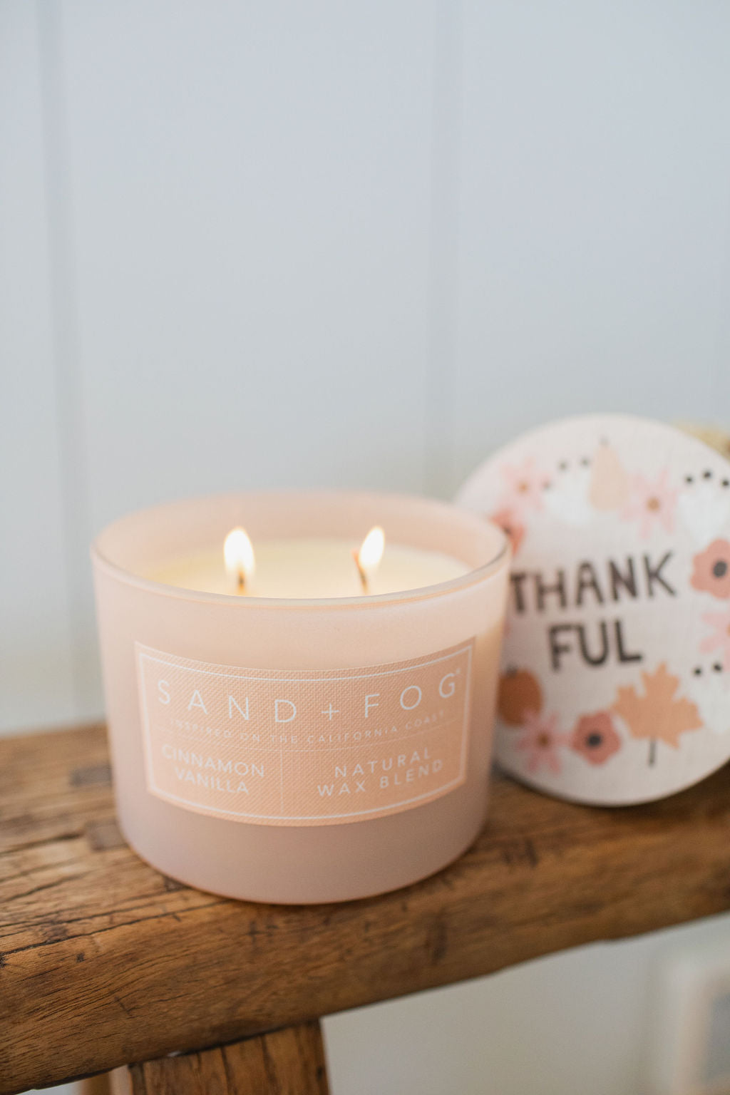 Cinnamon Vanilla Cozy 12 oz scented candle