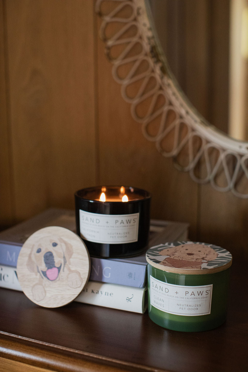 Sand + Paws California Citron Cozy 12 oz scented candle