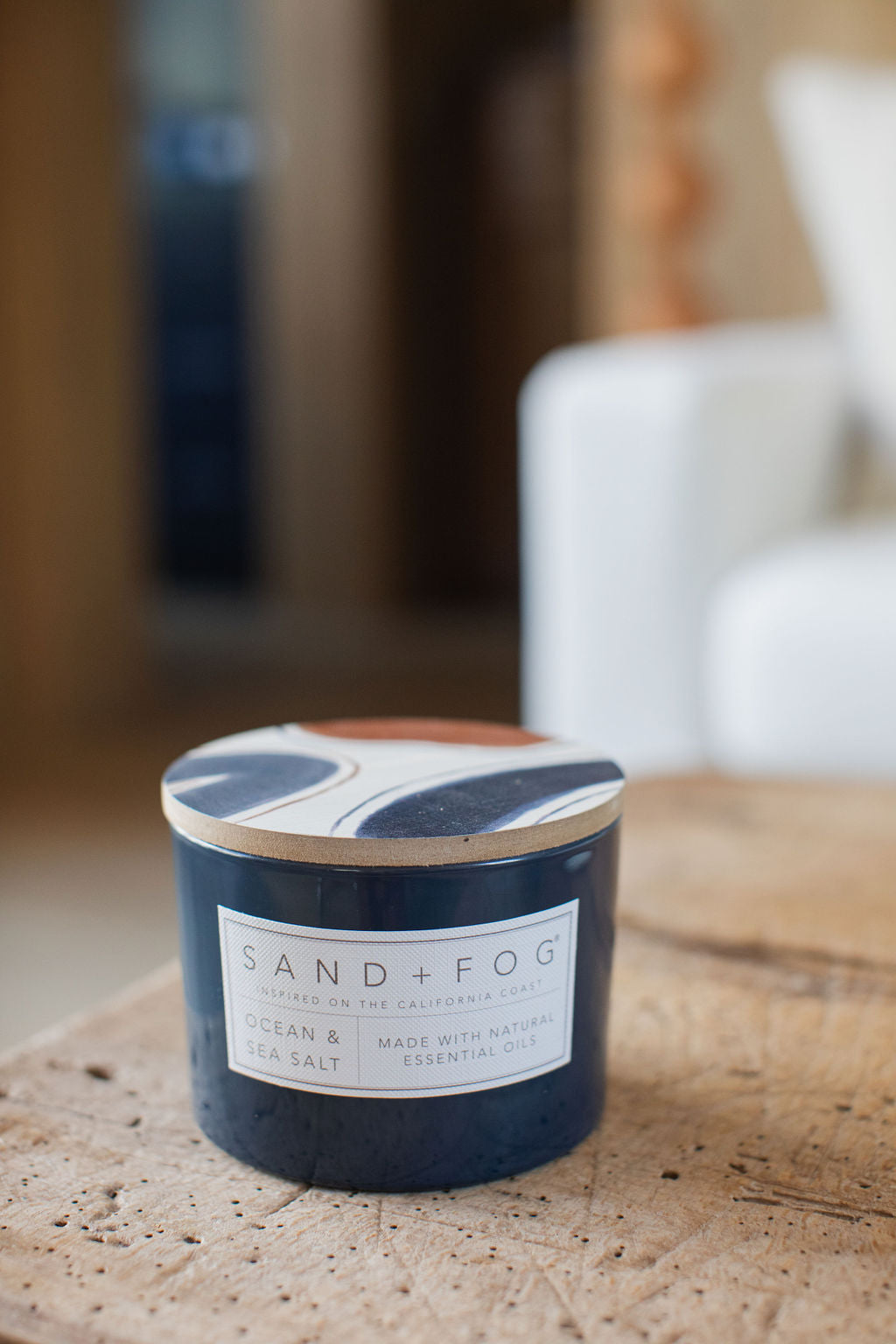 Ocean & Sea Salt Cozy 12 oz scented candle