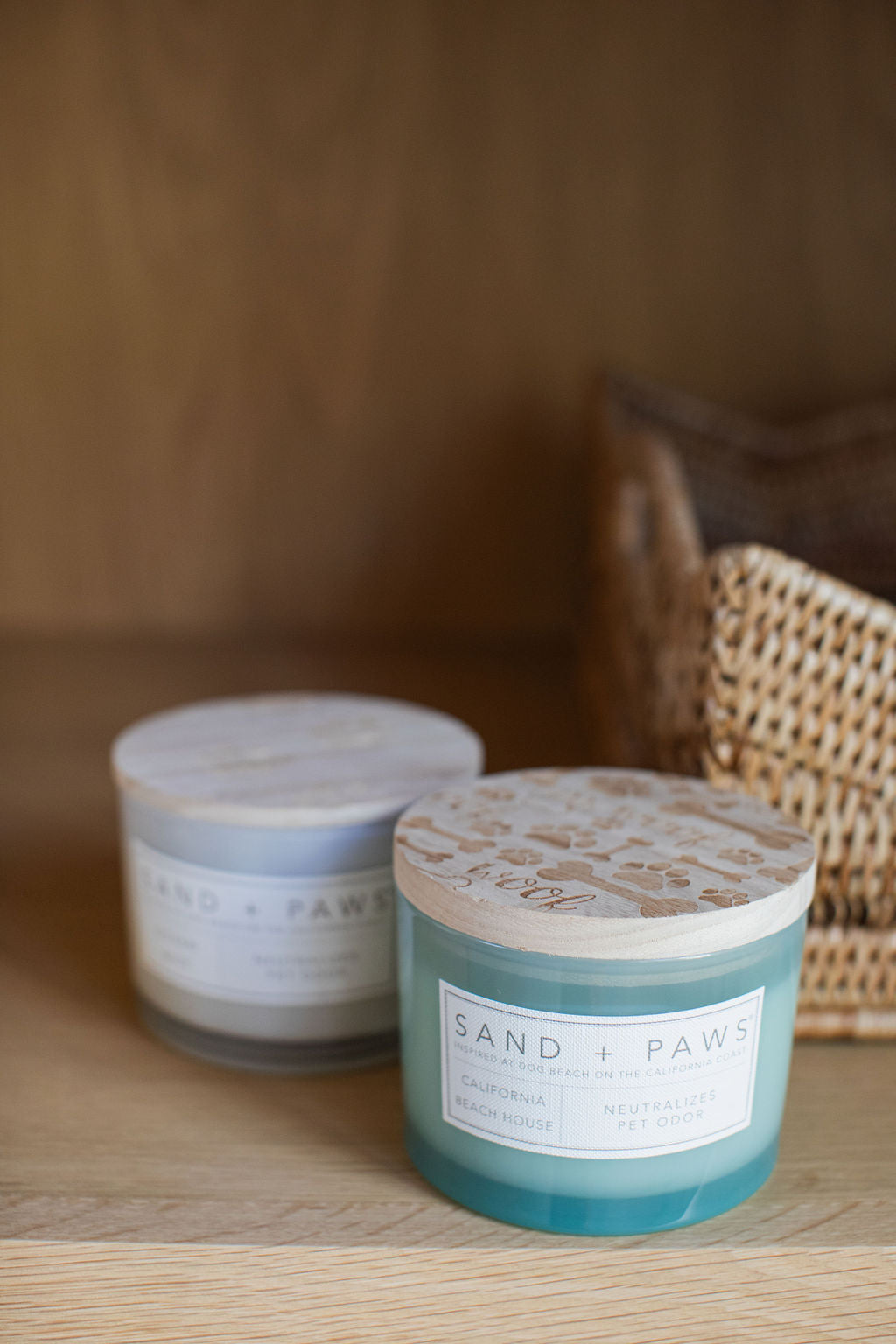 Sand + Paws California Beach House Cozy 12 oz scented candle