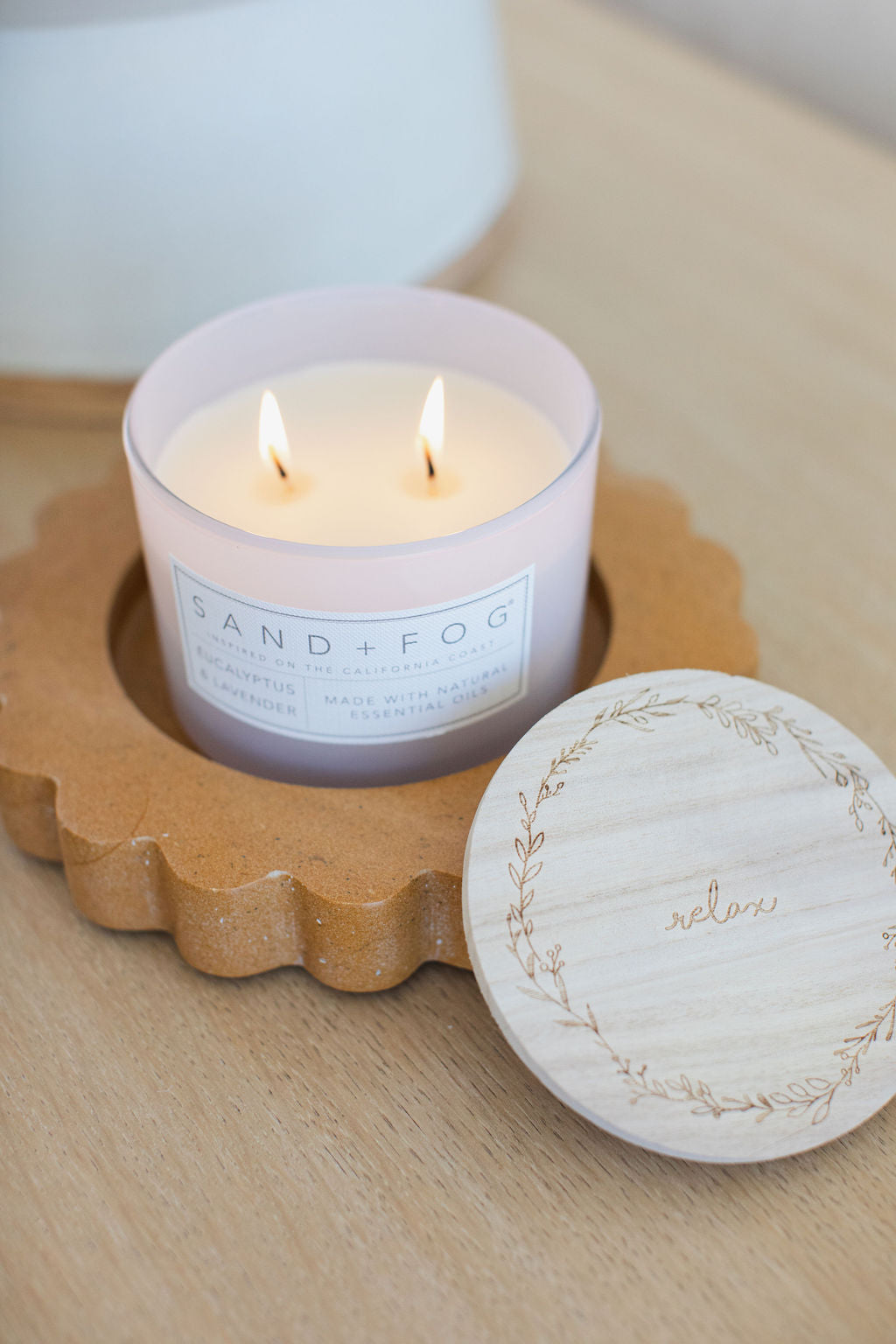 Eucalyptus & Lavender Cozy 12 oz scented candle