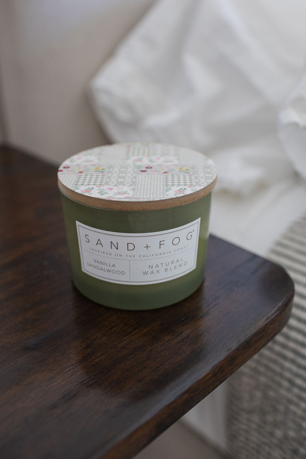 Vanilla Sandalwood Cozy 12 oz scented candle