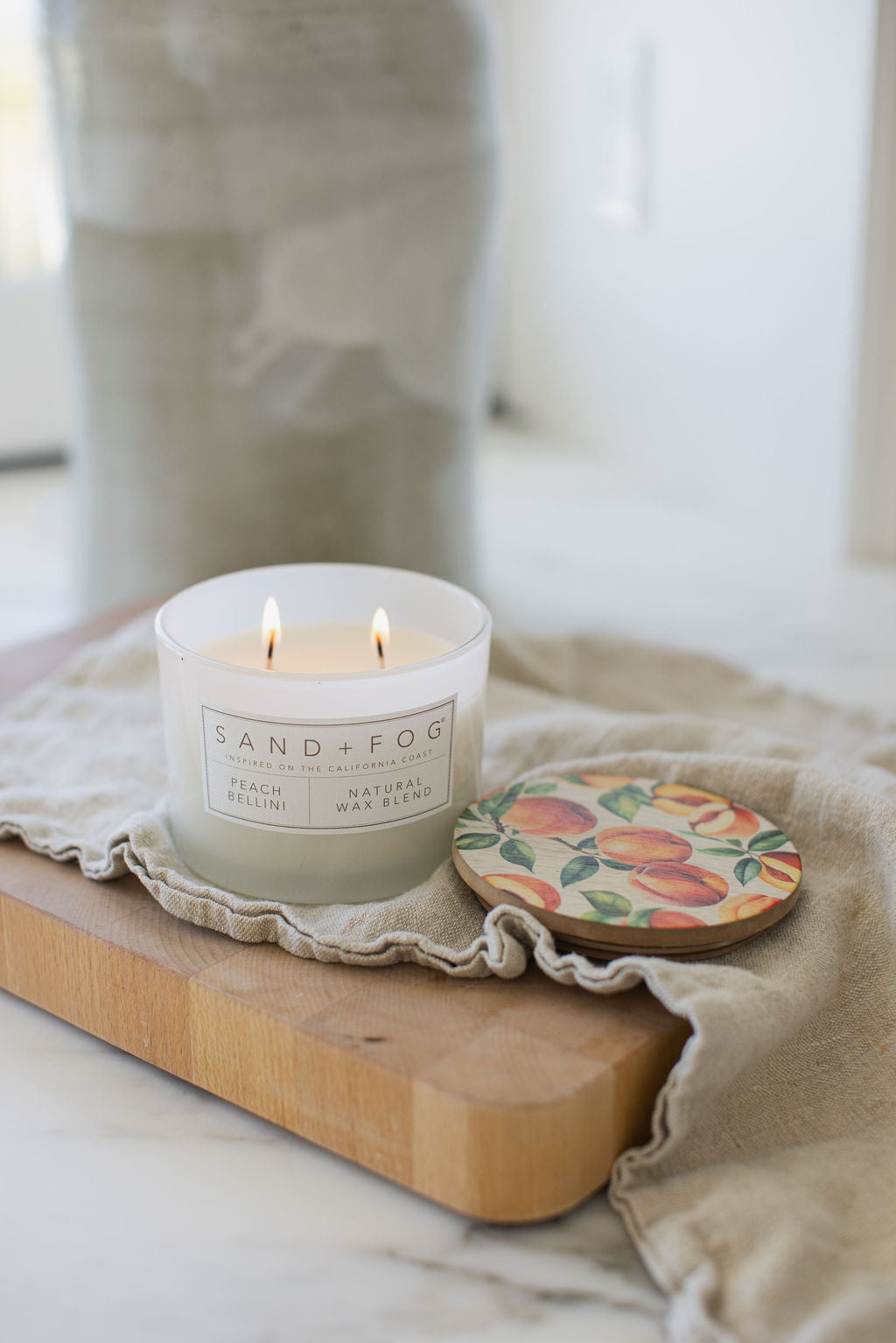 Peach Bellini Cozy 12 oz scented candle