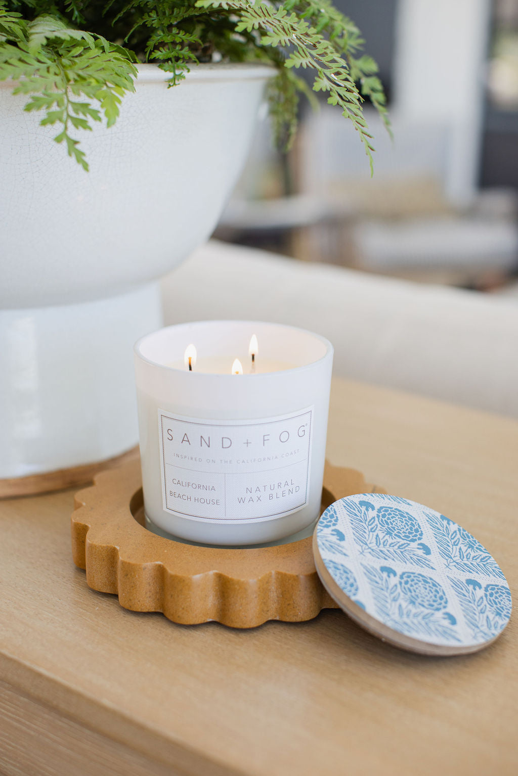 California Beach House Cozy 21 oz scented candle