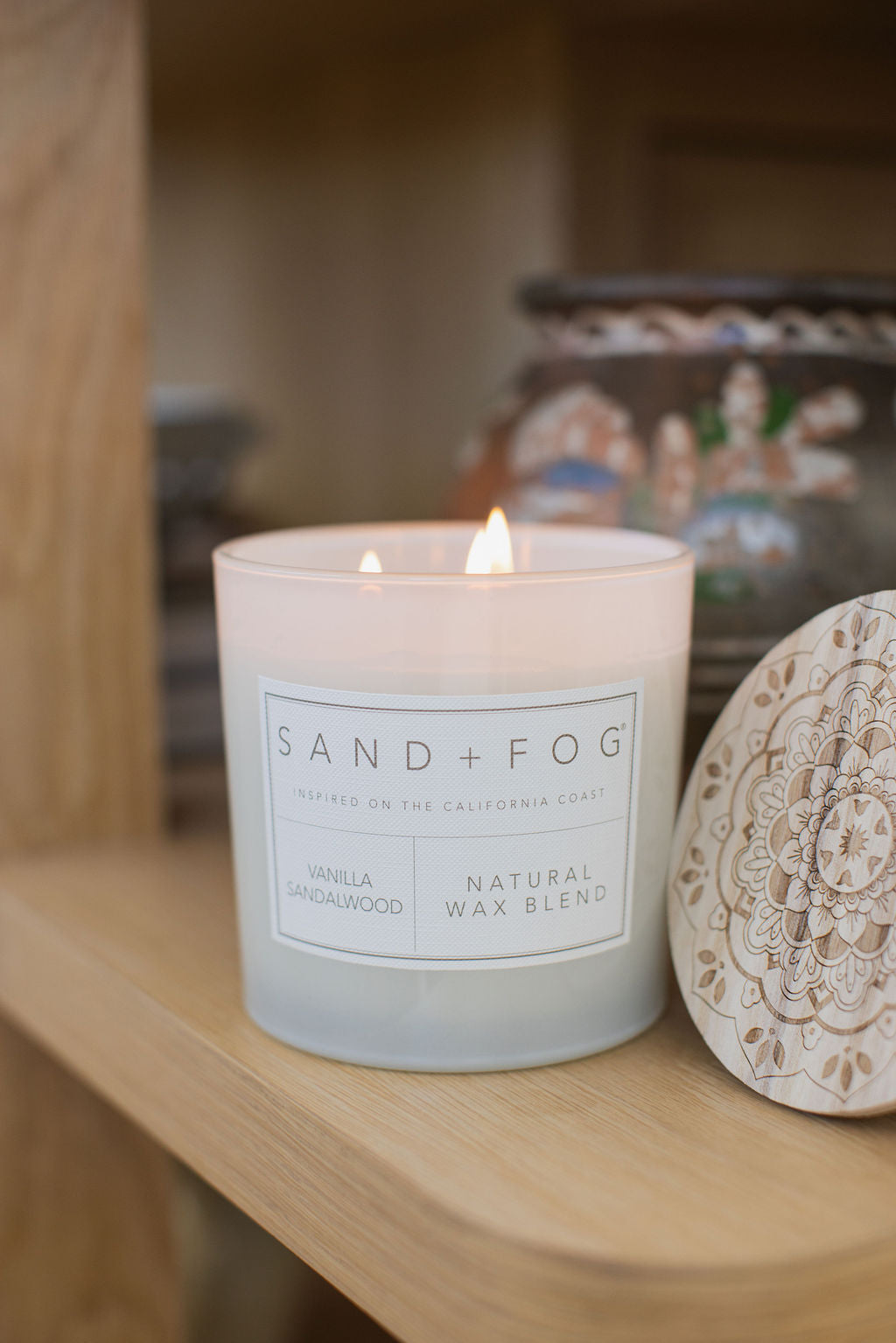 Vanilla Sandalwood Cozy 21 oz scented candle