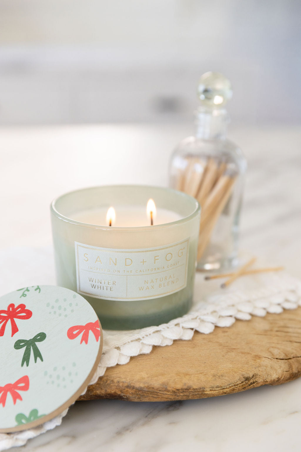 Winter White Cozy 12 oz scented candle