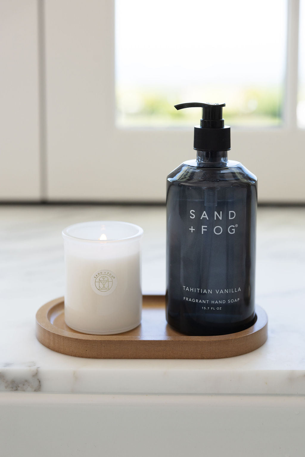 Tahitian Vanilla Gentle Hand Soap & Candle Set
