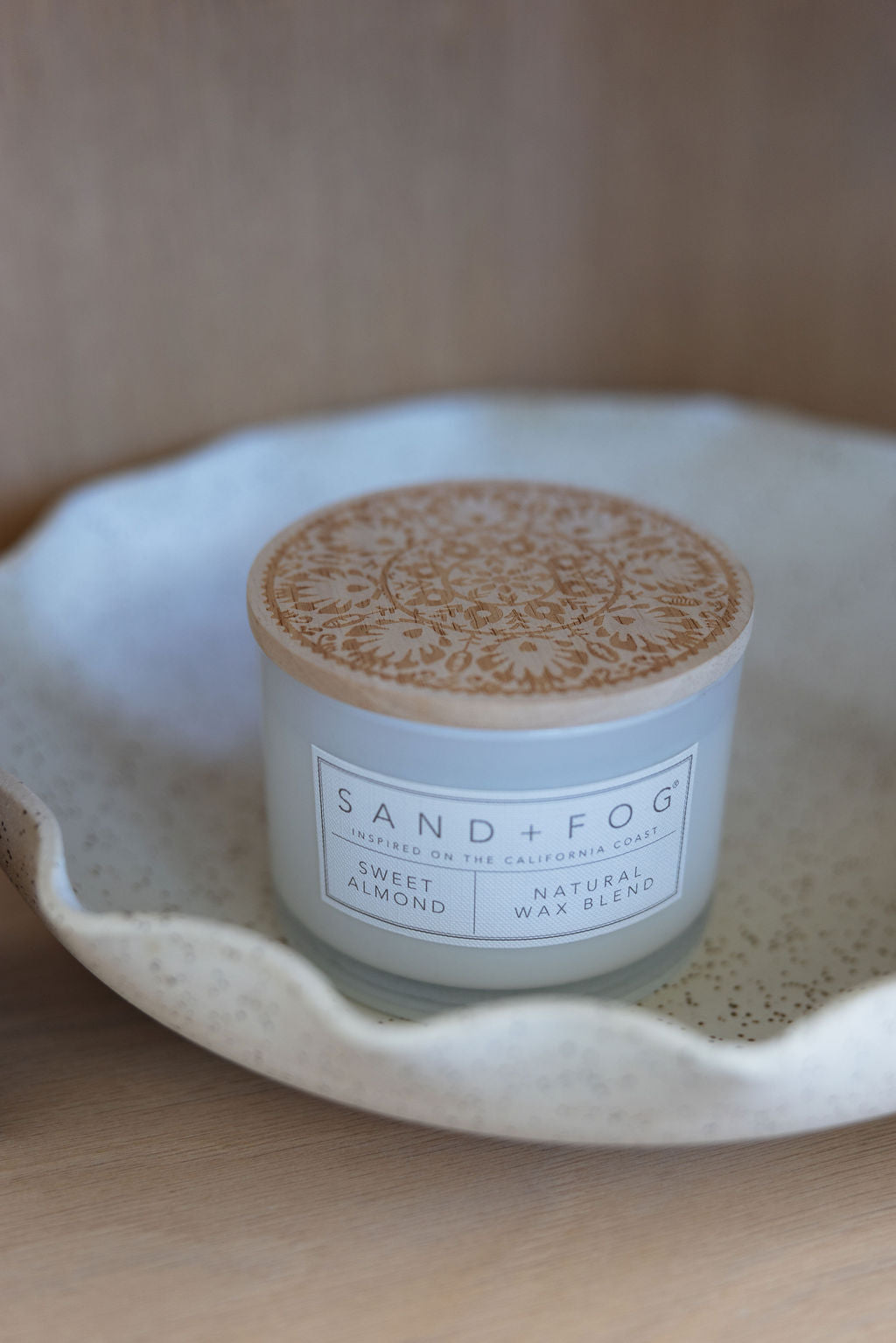 Sweet Almond Cozy 12 oz scented candle