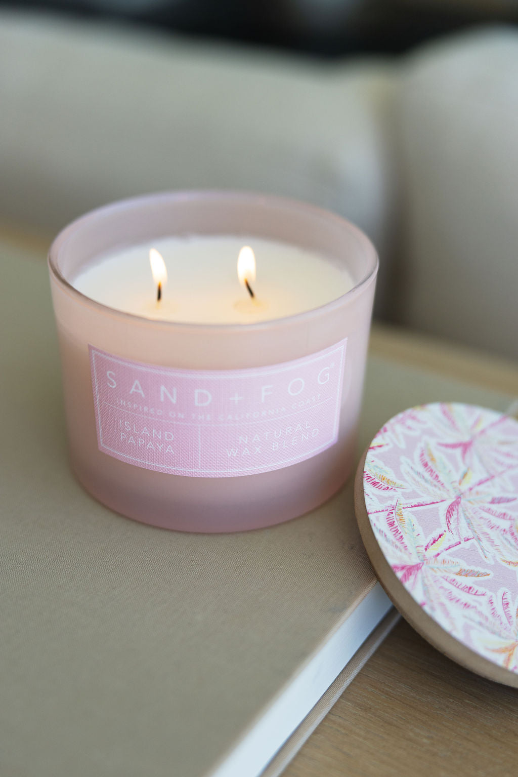 Island Papaya Cozy 12 oz scented candle
