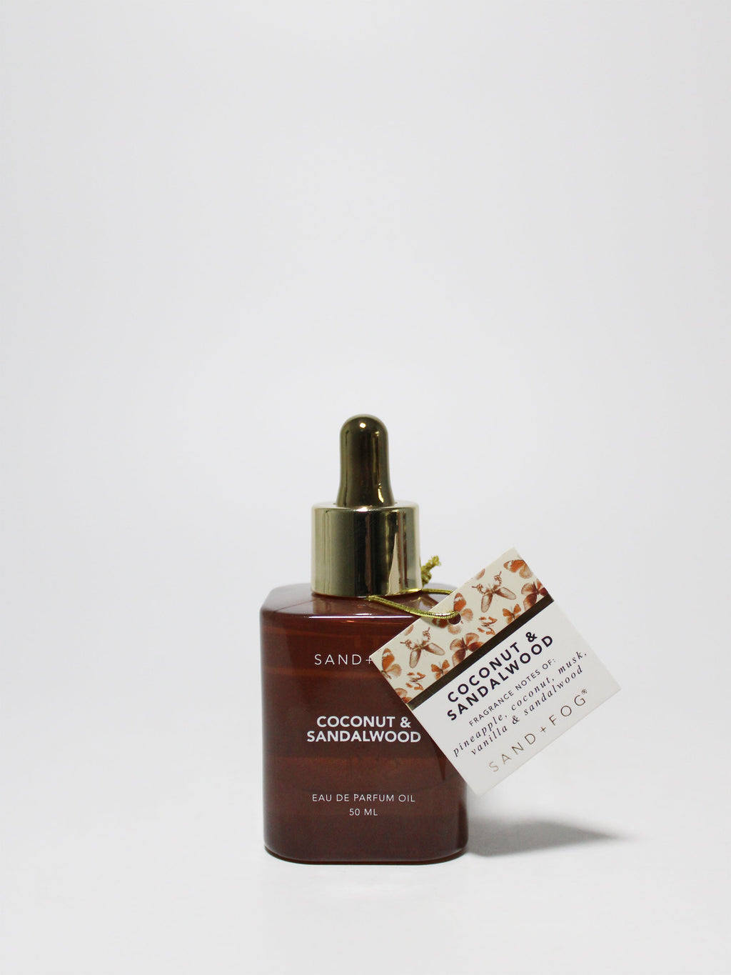 Coconut & Sandalwood Luxurious 50 ml Perfume Oil Dropper