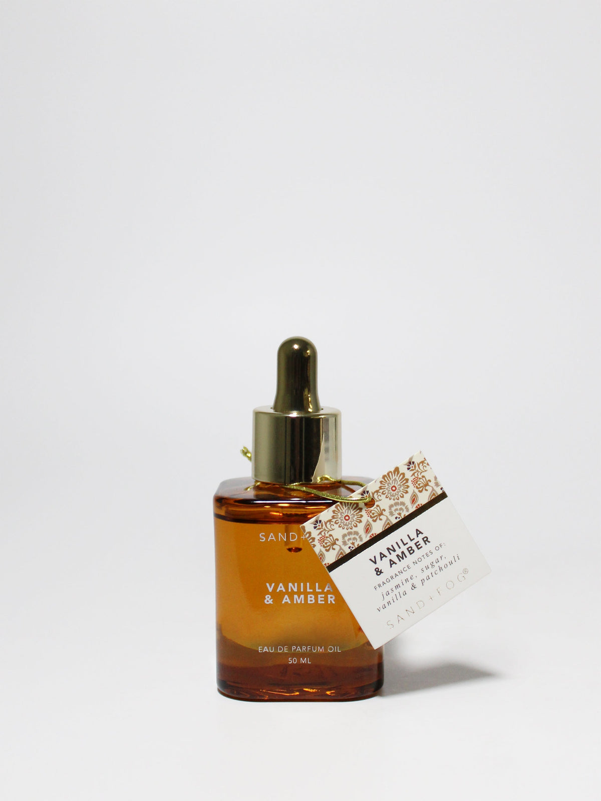 Vanilla & Amber Luxurious 50ml Perfume Oil Dropper
