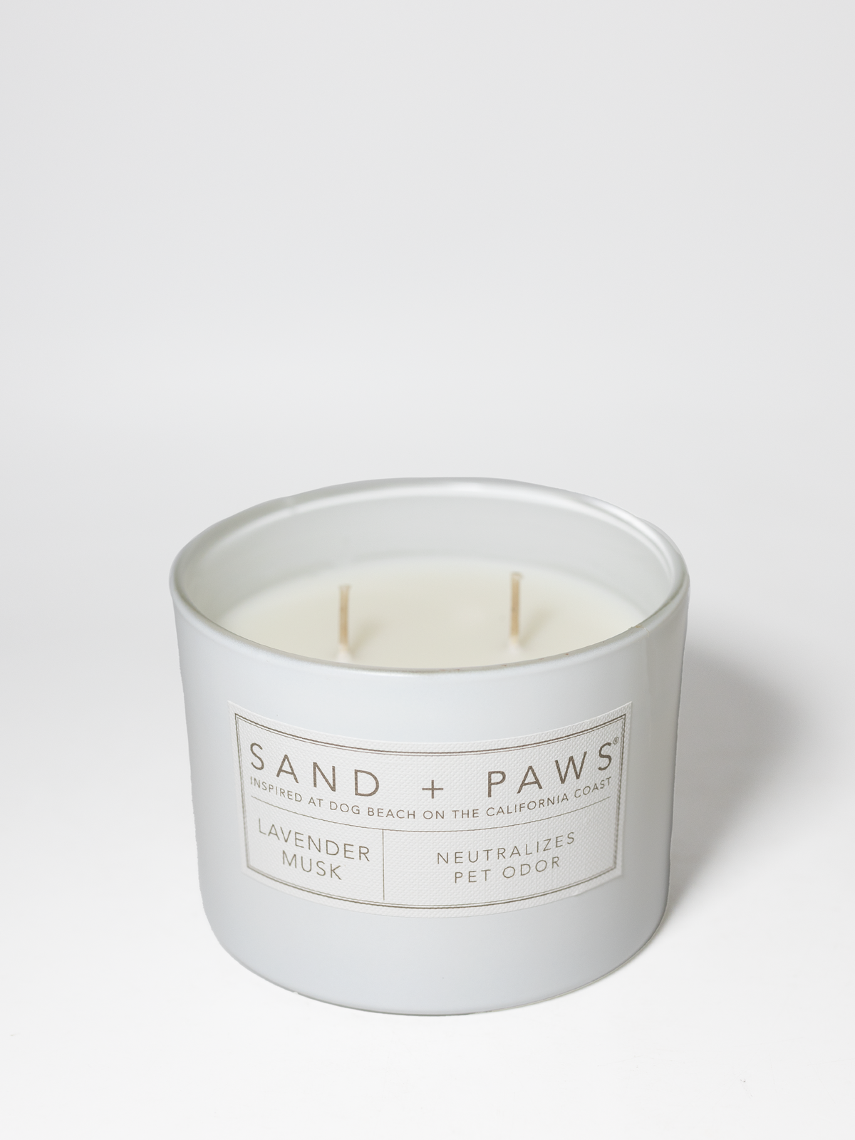 Sand + Paws Lavender Musk Cozy 12 oz scented candle