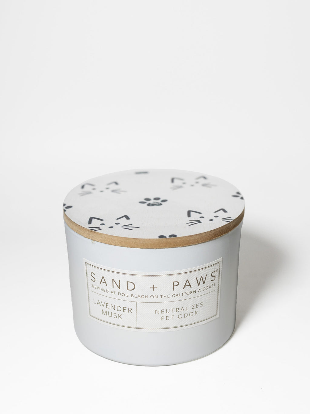 Sand + Paws Lavender Musk Cozy 12 oz scented candle