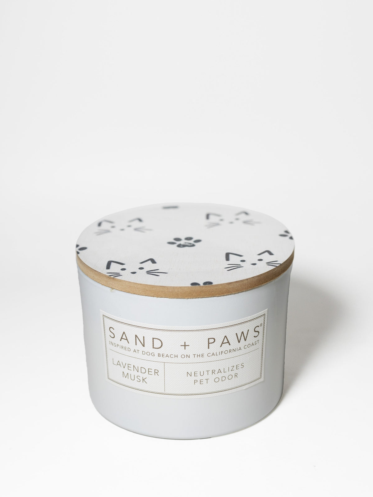 Sand + Paws Lavender Musk Cozy 12 oz scented candle