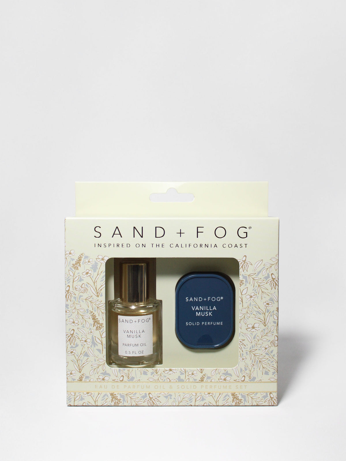 Luxurious Perfume Oil Rollerball and Solid Perfume Set - Vanilla Musk