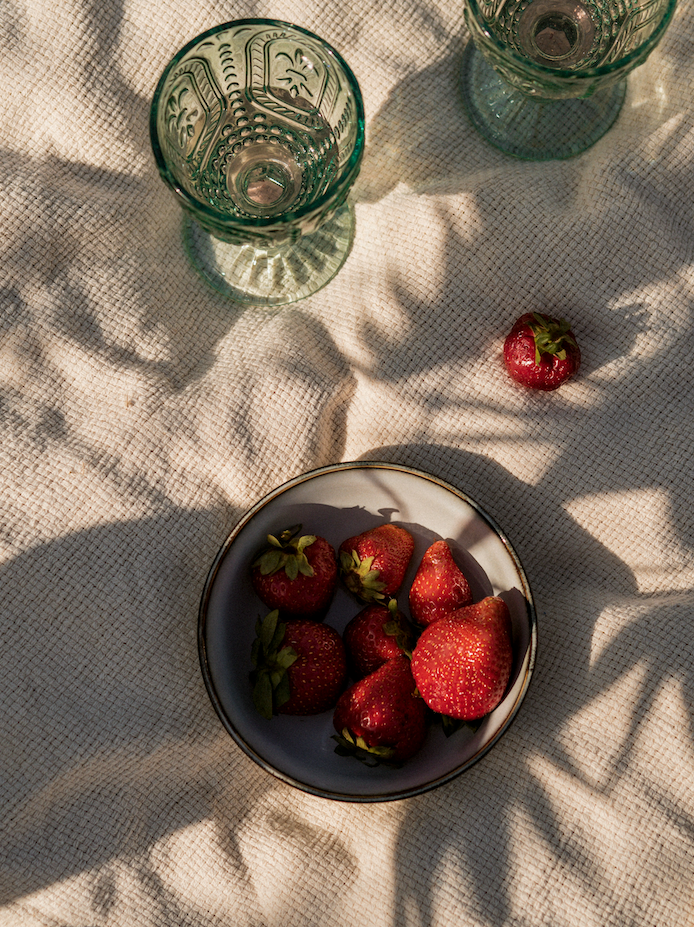 Sand + Paws Strawberry Mimosa Cozy 12 oz scented candle