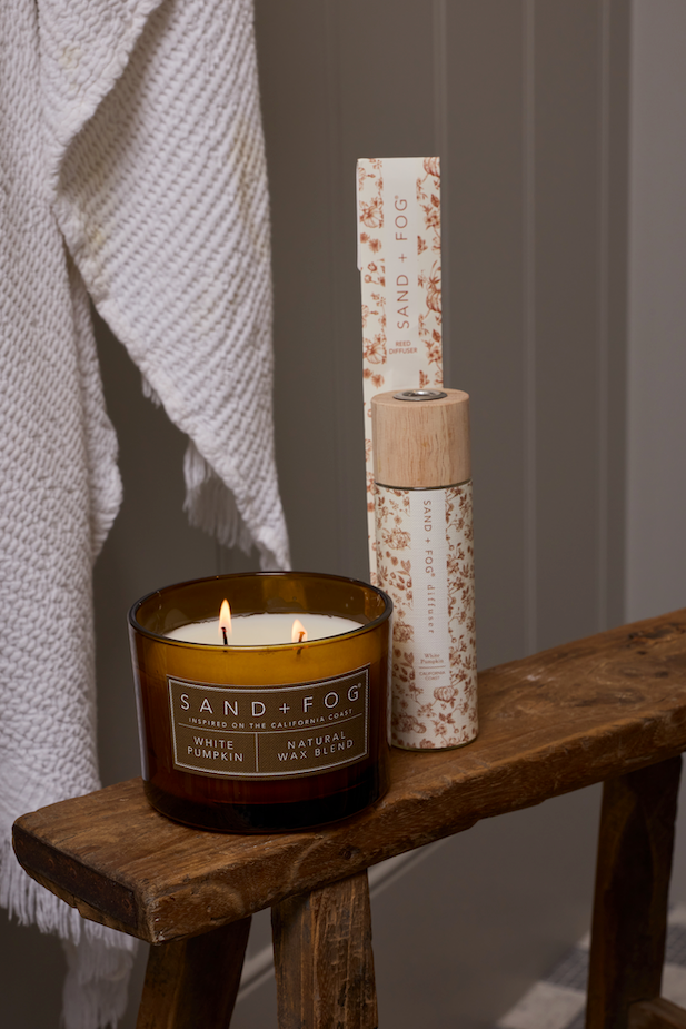 White Pumpkin Cozy 12 oz scented candle