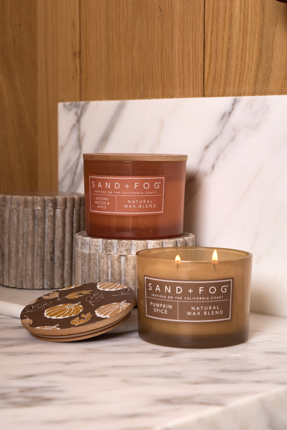 Autumn Woods & Apple Cozy 12 oz scented candle