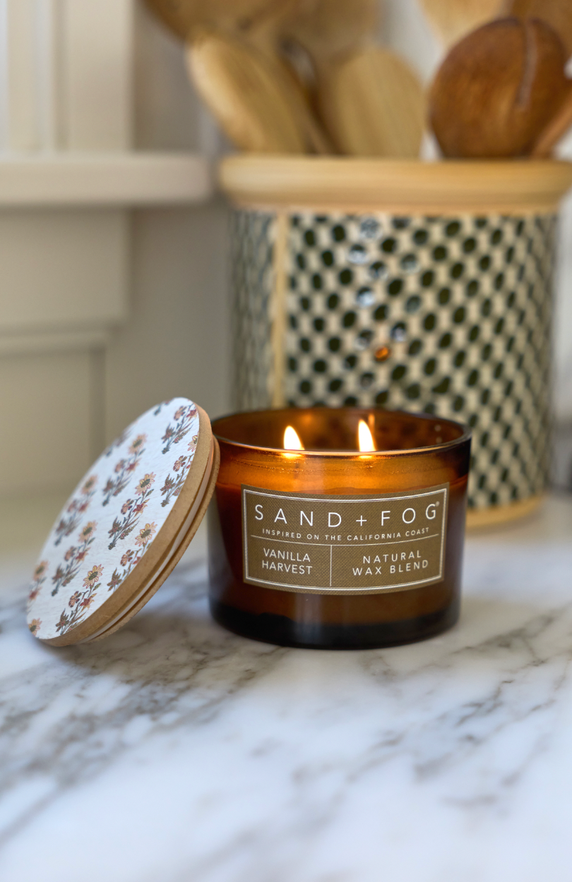 Vanilla Harvest Cozy 12 oz scented candle