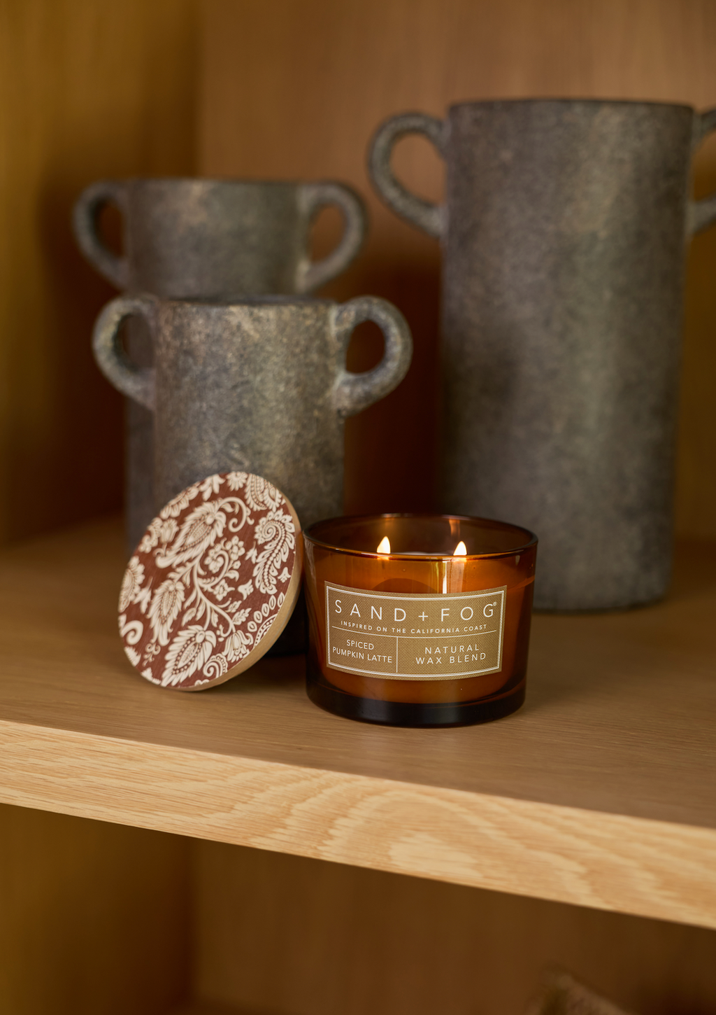 Spiced Pumpkin Latte Cozy 12 oz scented candle