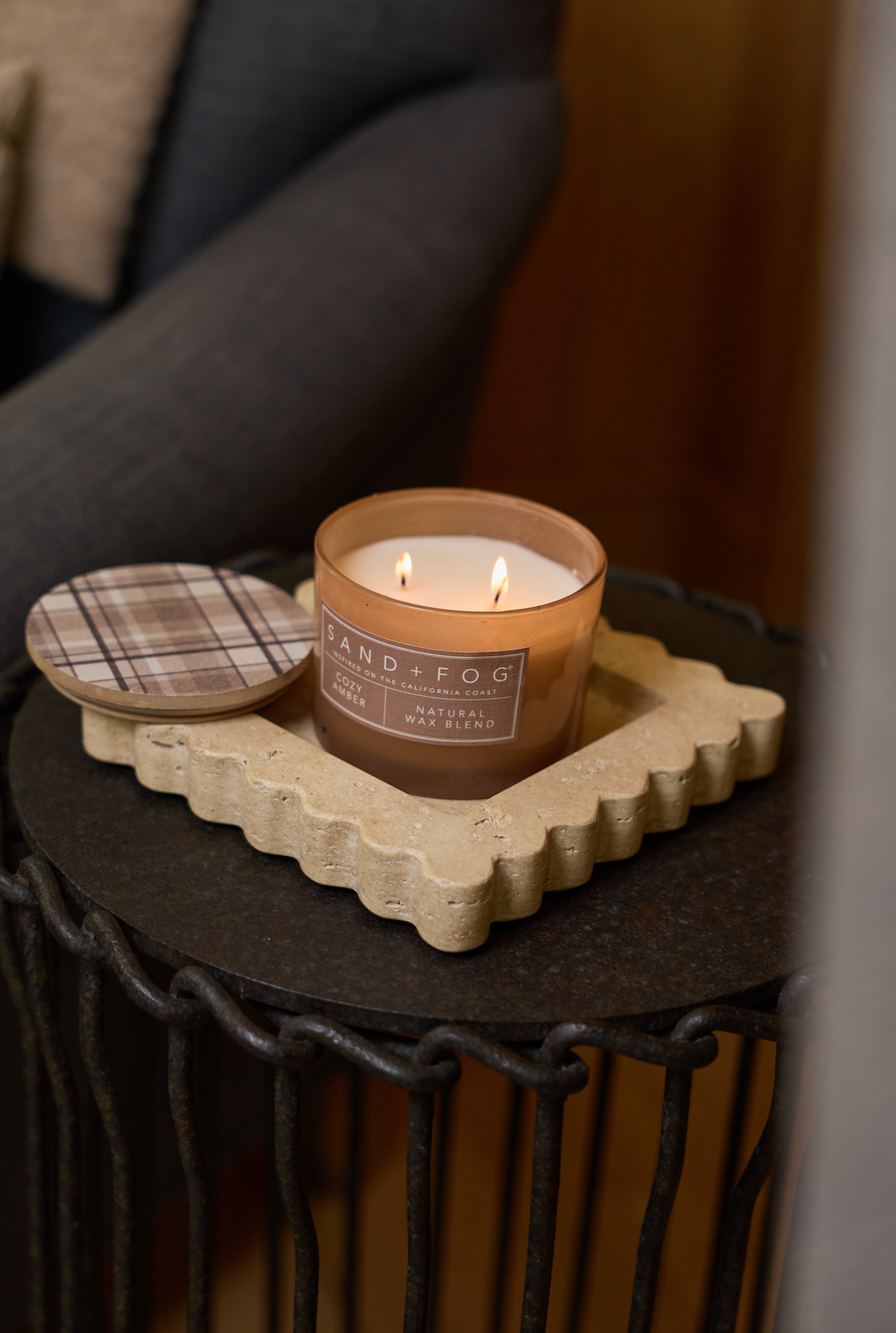 Cozy Amber Cozy 12 oz scented candle