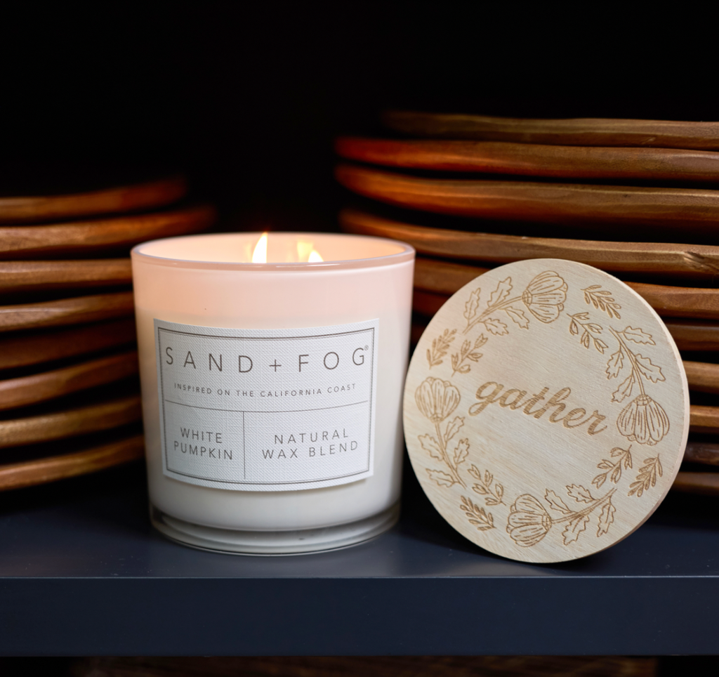 White Pumpkin Cozy 21 oz scented candle