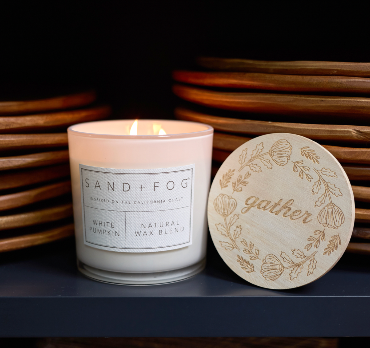 White Pumpkin Cozy 21 oz scented candle