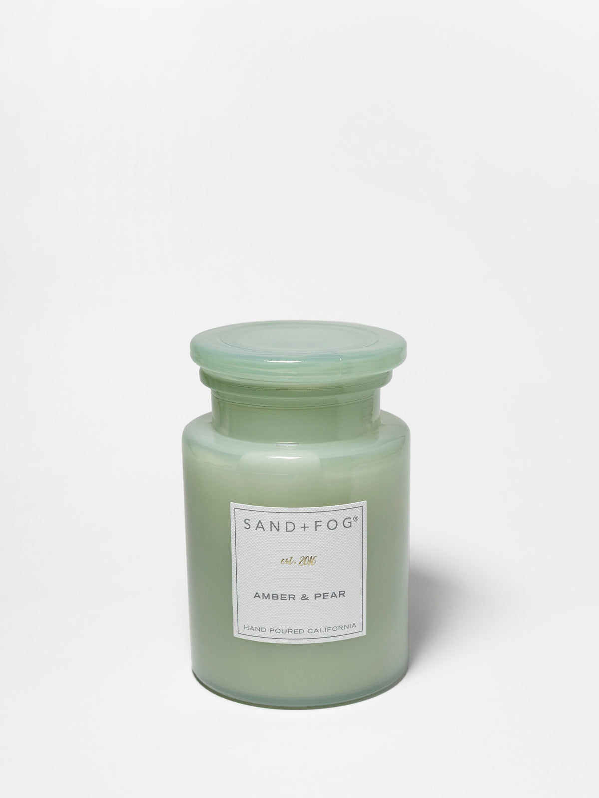 Amber & Pear Cozy 12 oz scented candle