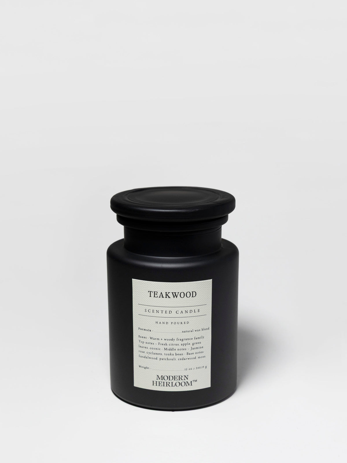 Teakwood Cozy 12 oz scented candle