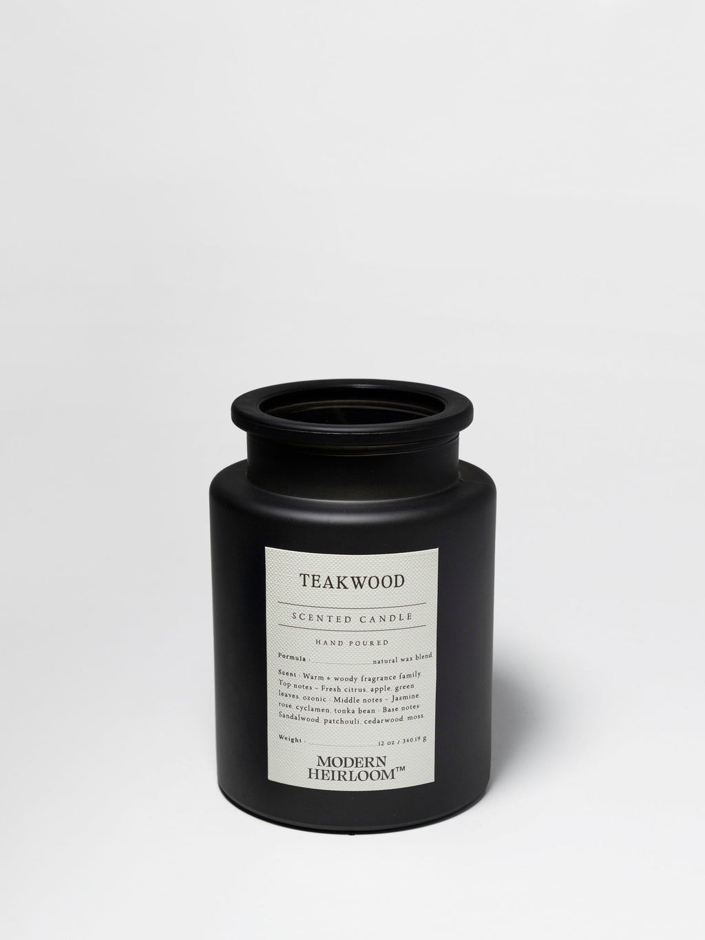 Teakwood Cozy 12 oz scented candle