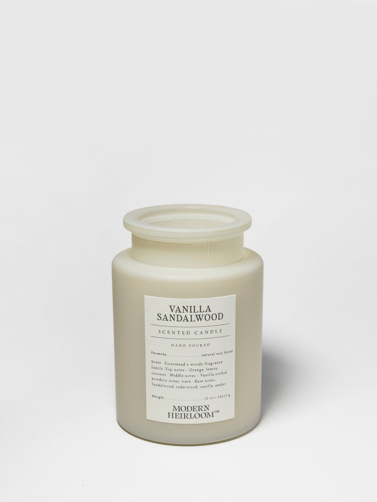 Vanilla Sandalwood Cozy 12 oz scented candle