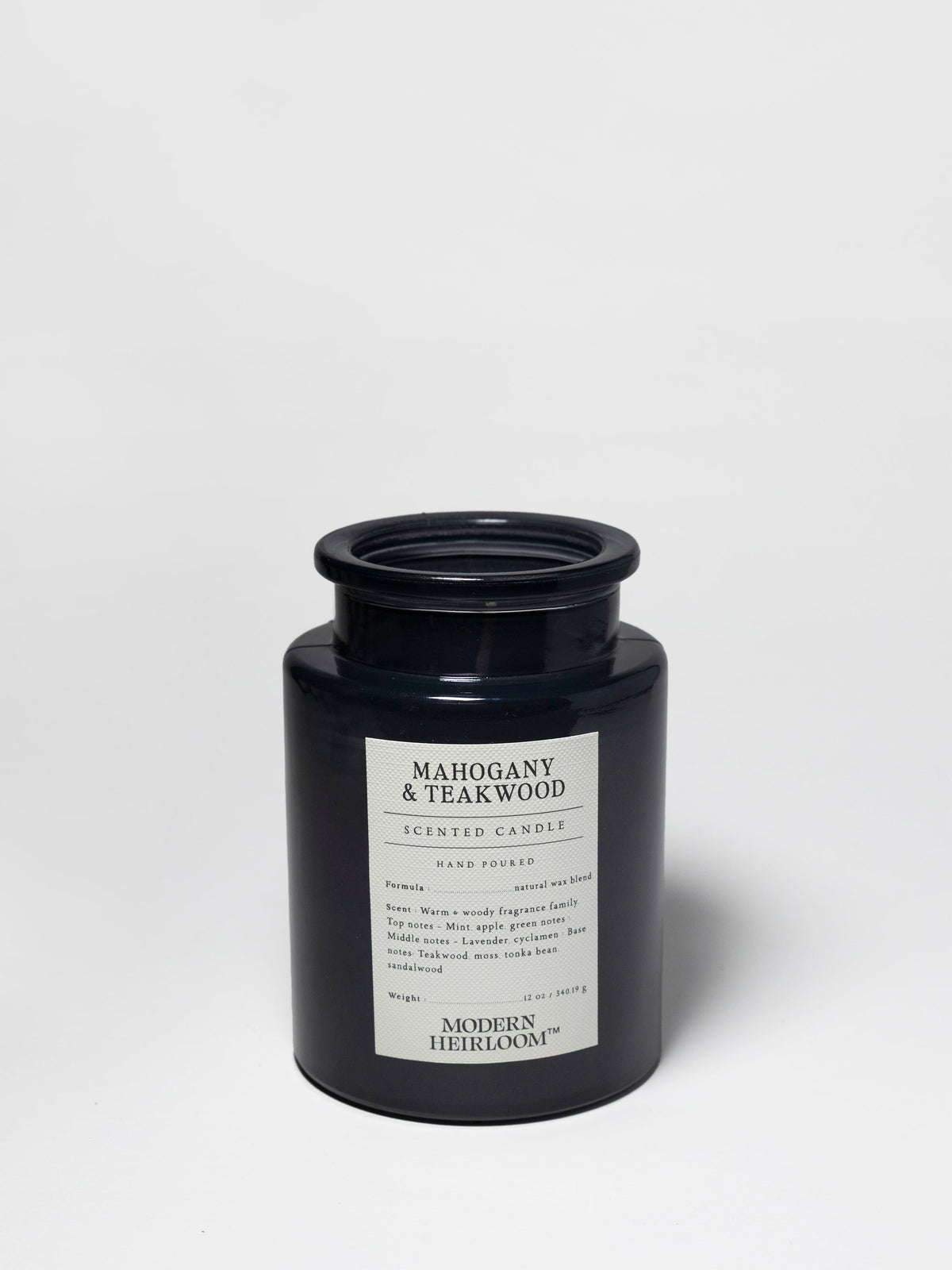 Mahogany & Teakwood Cozy 12 oz scented candle