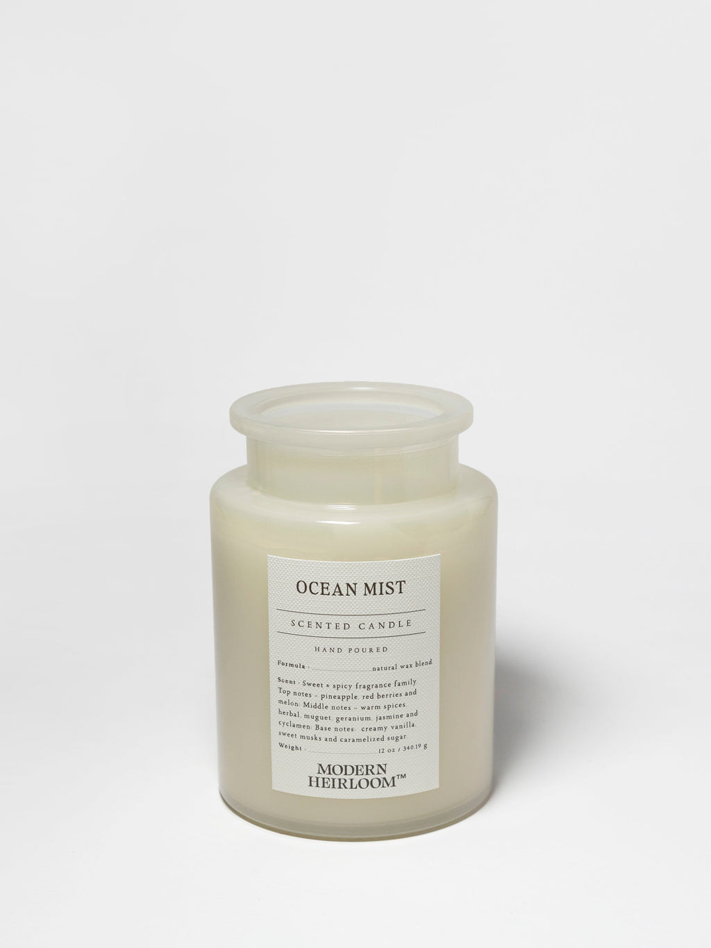 Ocean Mist Cozy 12 oz scented candle