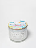 Sand + Paws Coconut & Palm Cozy 12 oz scented candle
