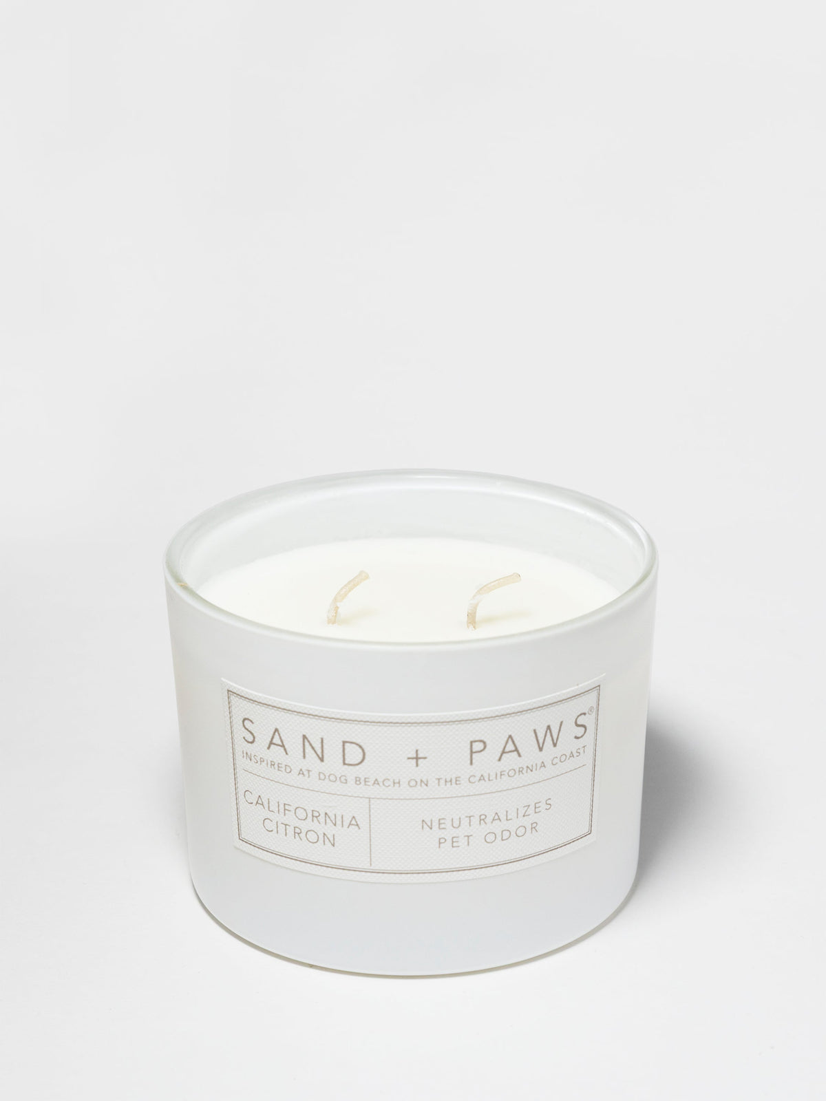 Sand + Paws California Citron Cozy 12 oz scented candle