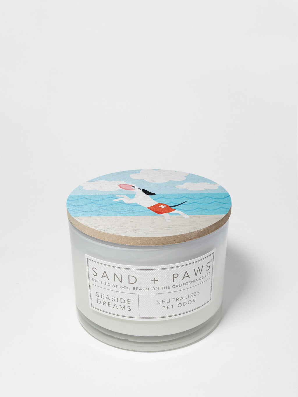 Sand + Paws Seaside Dreams Cozy 12 oz scented candle