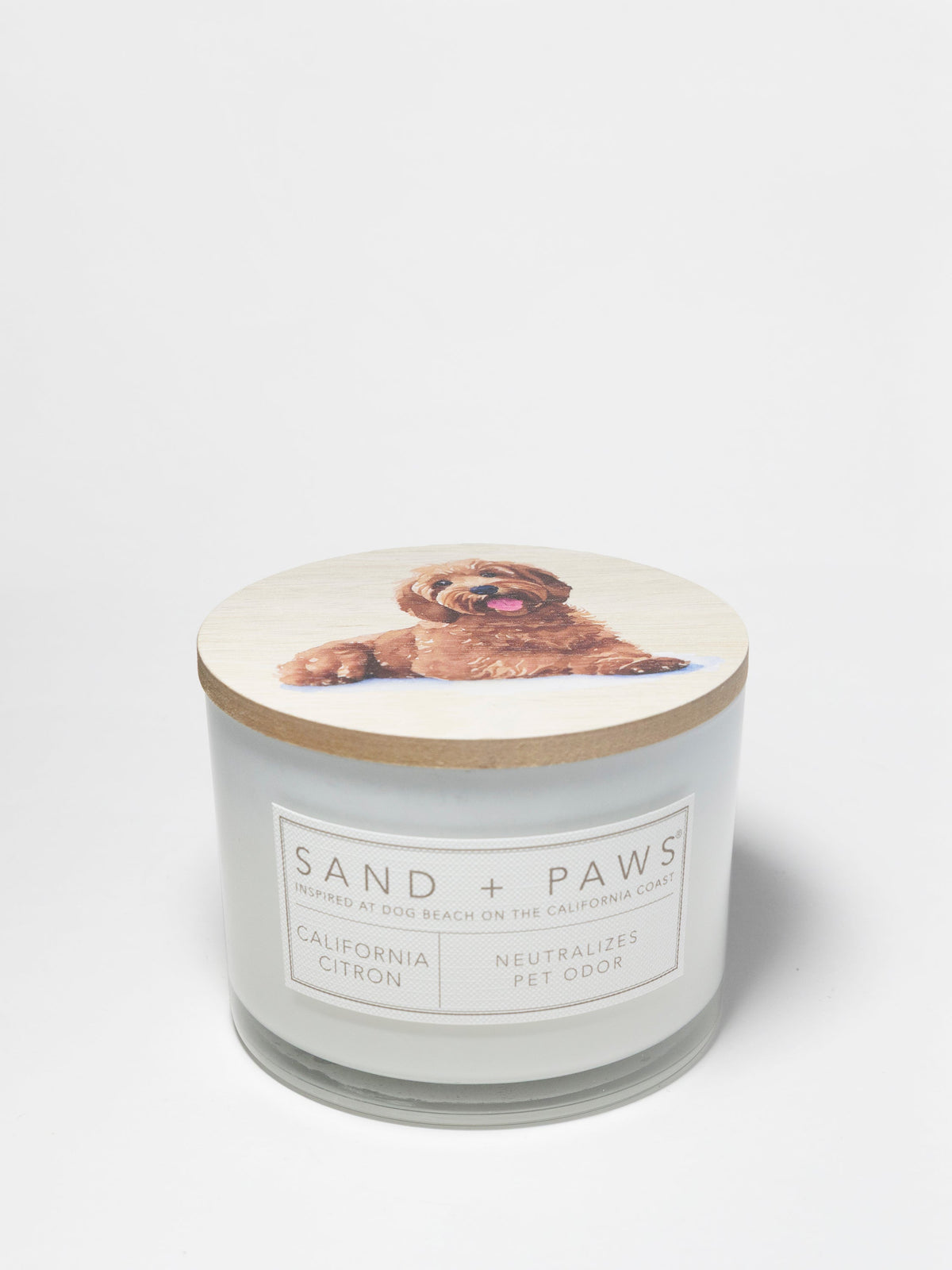Sand + Paws California Citron Cozy 12 oz scented candle