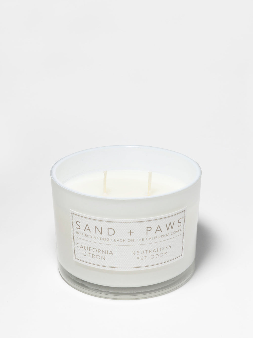Sand + Paws California Citron Cozy 12 oz scented candle
