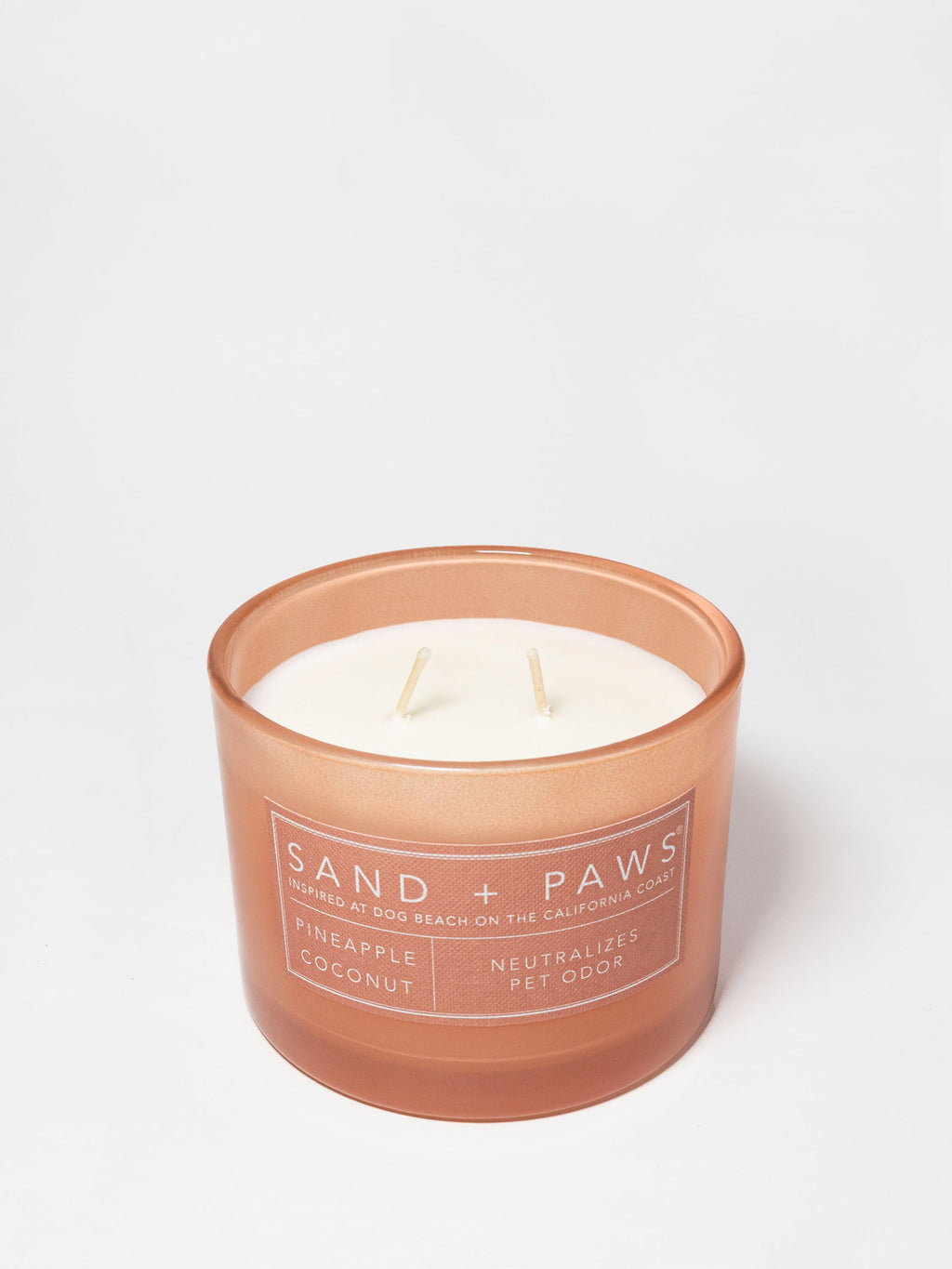 Sand + Paws Pineapple Coconut Cozy 12 oz scented candle