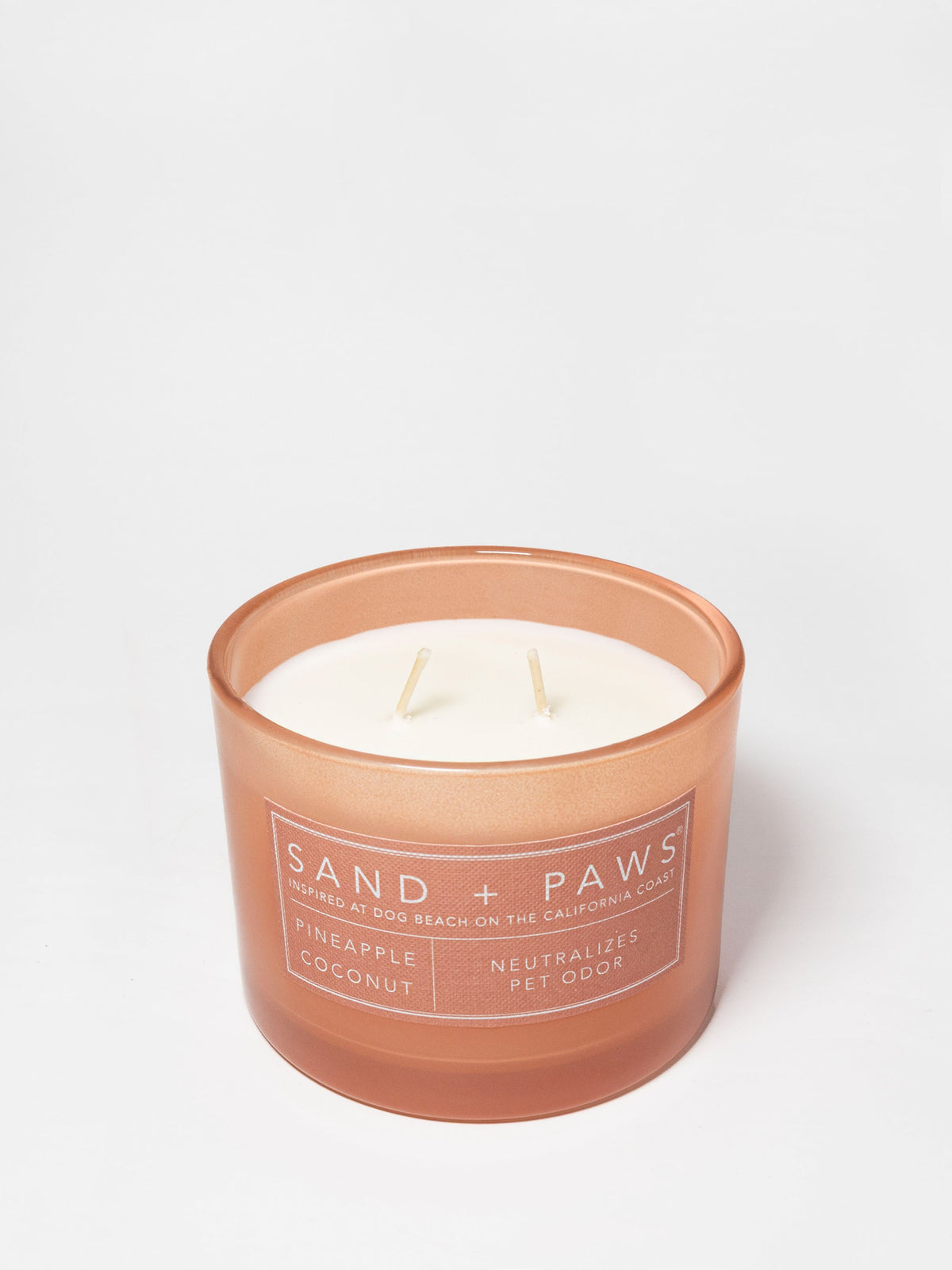 Sand + Paws Pineapple Coconut Cozy 12 oz scented candle