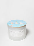 Sand + Paws Clean Waves Cozy 12 oz scented candle