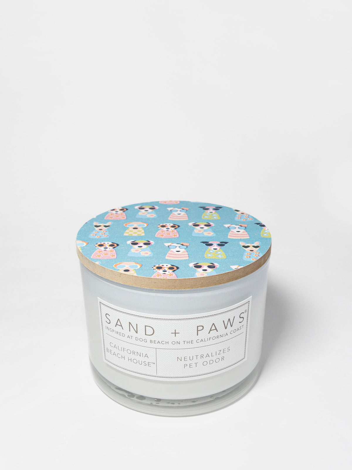 Sand + Paws California Beach House Cozy 12 oz scented candle
