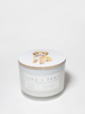 Sand + Paws Clean Waves Cozy 12 oz scented candle