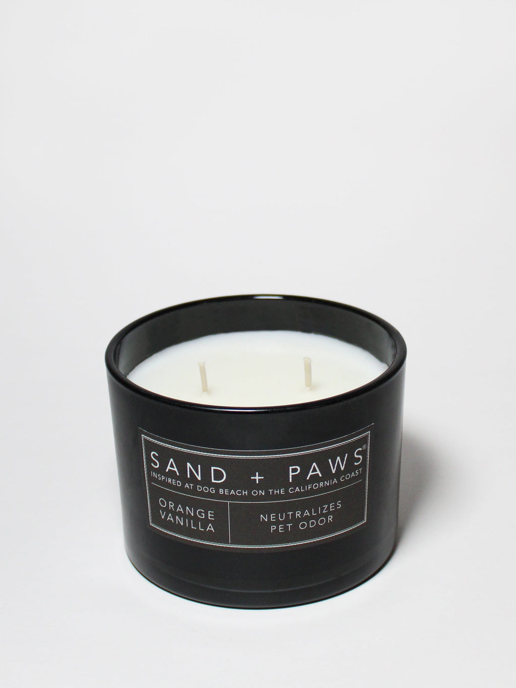 Sand + Paws Orange Vanilla Cozy 12 oz scented candle