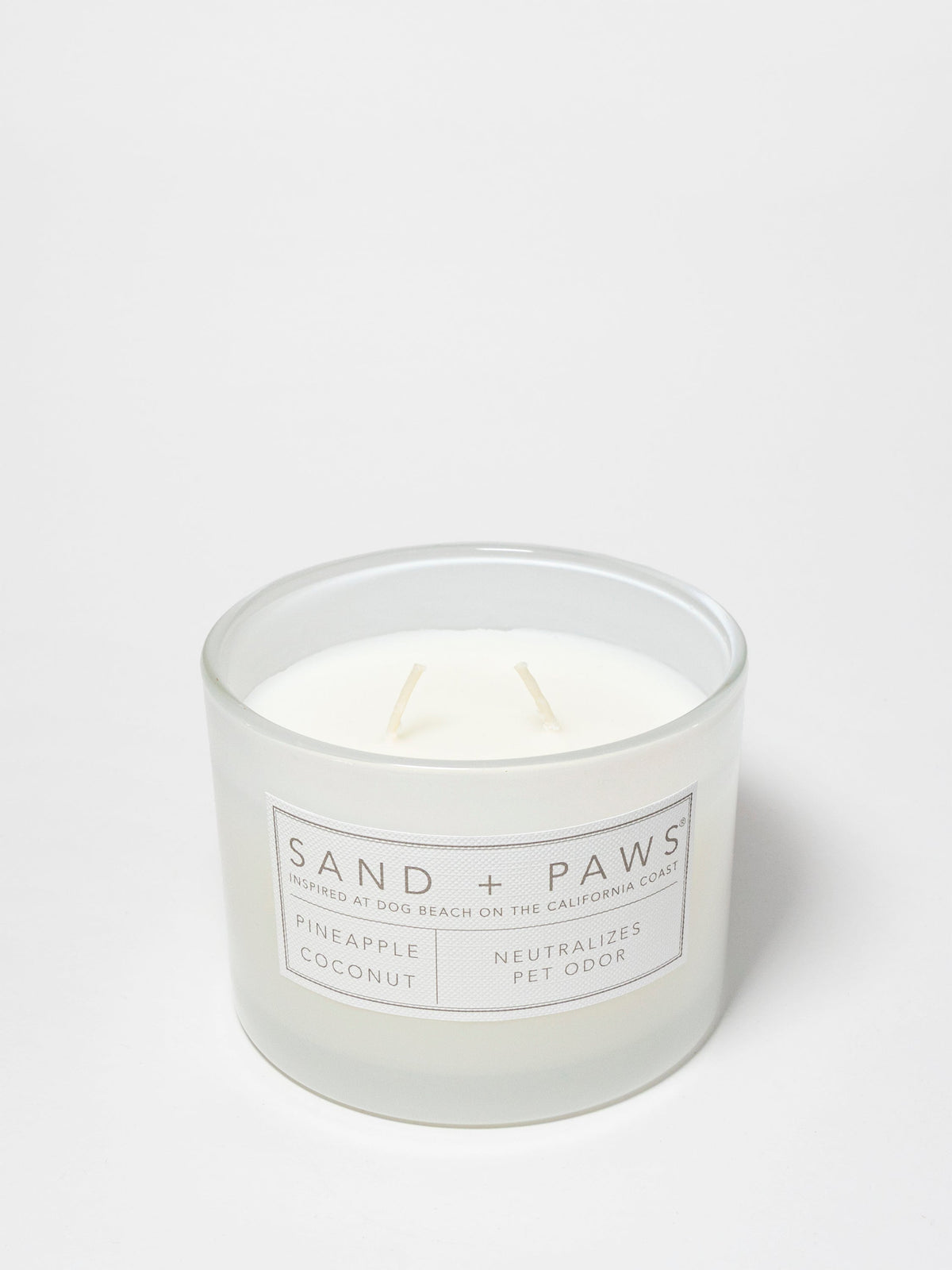 Sand + Paws Pineapple Coconut Cozy 12 oz scented candle